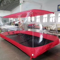Housse de voiture gonflable, tente à bulles pour usage intérieur, protection de voiture en PVC imperméable et durable contre la poussière et les rayures