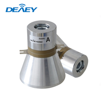 Vibrator pembersih keramik Piezo, osilator Sensor transduser pembersih keramik 25khz 60w