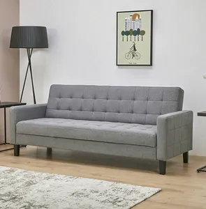 Venta al por mayor, moda europea, muebles de salón modernos, sofá de espera, 3 asientos