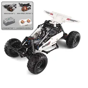 18001 teknik 394 + adet/set RC MOC-1812 PF Buggy 2 çöl yarışı kamyon blokları tuğla yılbaşı hediyeleri