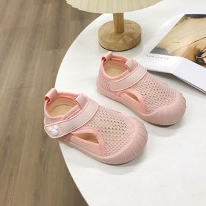 Giày vải trẻ em 2024 mùa xuân hè mới cho trẻ em giày vải lưới đơn trẻ em nhỏ Giày lưới mềm - Product Image 4