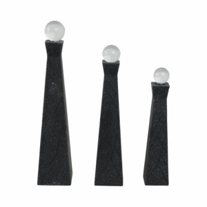 Sculture Obelisco Oggetti Decorativi Moderni in Cristallo per Casa e Ufficio - Product Image 3