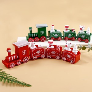 Hot Sell <b>Small</b> Train <b>Christmas</b> Ornament Merry <b>Christmas</b> <b>Decoration</b> for Home Table 2025 Xmas Gifts Noel Natal - Product Image 1
