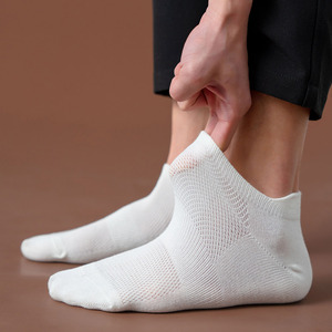 All'ingrosso a buon mercato cotone 100% da uomo calzini alla caviglia taglio basso assorbente tacco Pad antiscivolo <span class=keywords><strong>con</strong></span> tacco antiscivolo per la primavera - Product Image 6