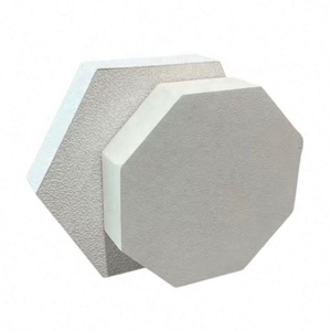 Pannelli Fonoassorbenti Ignifughi per Controsoffitti 4x8, Sistema di Sospensione per Uffici, Produzione OEM, Colore Legno - Product Image 1