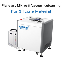 Silikon-Entgasungs-Planetenmischer 300g mit Doppelbecher, blattlos, Temperaturregelung für Dichtstoffe SMIDA TMV-310TTC OEM-Anpassung