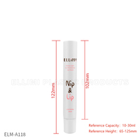 Emballage cosmétique en plastique vide avec logo personnalisé respectueux de l'environnement contenant de baume à lèvres tubes de brillant à lèvres
