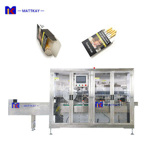 Machine d'emballage horizontale à grande vitesse pour boîtes pliables, contrôlé<span class=keywords><strong>e</strong></span> par écran tactile, pour petites boîtes, ligne d'emballage - Product Image 1