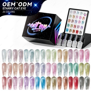 JTING - Colección de Esmaltes de Uñas en Gel con Efecto Ojo de Gato, 24 Colores, Marca Exclusiva, Suministros para Uñas, Esmalte de Uñas en Gel con Diamantes - Product Image 1