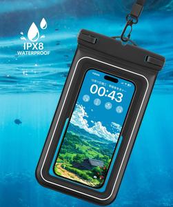 Funda Impermeable para Teléfono Móvil <span class=keywords><strong>Jinmen</strong></span> IPX8, Flotante, de Espuma Esponjosa, de PVC, para Playa, Viajes, Actividades al Aire Libre, Natación - Product Image 1