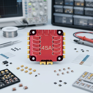 Controlador de velocidad integrado sin escobillas 4 en 1 BL32 45A 3-6S para drones de carreras, UAV, multirrotor, RC, FPV, repuestos para modelos de aeronaves. - Product Image 1