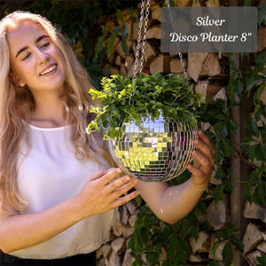 <span class=keywords><strong>Maceta</strong></span> Moderna Creativa Estilo Europeo con Espejo Reflectante, Superficie de Espejo, Ecológica, Duradera, de Plástico y Vidrio, para Interiores, Hogar y Jardín - Product Image 4