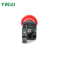 Bouton poussoir unipolaire YOGU avec une puissance nominale de 10A pour les signaux de commande basse puissance