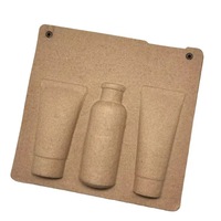 Emballage cosmétique en pulpe de canne à sucre, emballage en pulpe moulée, protection de l'environnement, emballage biodégradable, boîte en matériau recyclé