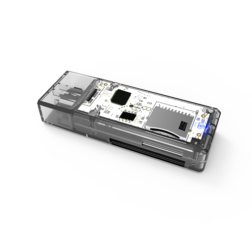 AOTECH KCR-10C3 Universal OTG Micro Adapter Multi-Function USB 3.0 High Speed 5Gbps TF SD CF XD Card Reader External