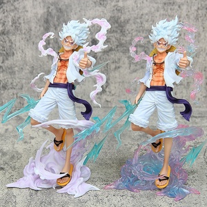 23cm de bonne qualité One Pieces Nica Gear 5 debout sourire <span class=keywords><strong>Luffy</strong></span> dessin animé modèle jouet PVC Figure couleur boîte paquet - Product Image 4