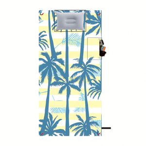 Toalla de Viaje de Microfibra de Lujo con Bolsillo para Almohada Inflable, Bolsa con Cierre, Suave y de Secado Rápido - Product Image 3