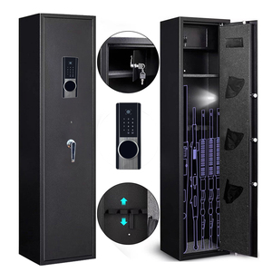 Coffre-fort à armes <span class=keywords><strong>ILOCK</strong></span> avec écran Wifi, empreinte digitale et double clé, pour 4-5 armes, extérieur/intérieur, biométrique, serrure électronique numérique, en acier 1,5 mm - Product Image 3