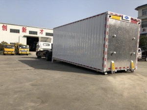 Camion de remorquage à plateau neuf <span class=keywords><strong>d</strong></span>'usine avec remorquage à plateau complet et boîte à ailes pour le récupération de voitures de luxe à vendre - Product Image 4