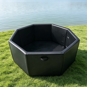 Exquisite collapsible adult bathing tub octagonal <b>large</b> brushed design for full crowd sports recovery Ice Bath Tub - Product Image 1