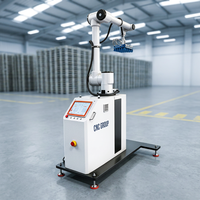 Palettiseur robotisé à six axes contrôlé par CNC, manipulateur de palettisation entièrement automatique avec une large plage de charge utile flexible