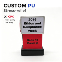 Jouet anti-stress en PU en forme de pompe à essence personnalisée, à remontée lente, pour adultes, décoration de bureau, cadeau promotionnel unisexe