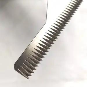 New customized hot sale industrial cutting blade packaging zig zag blade for packaging machine