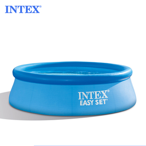 สระว่ายน้ำเป่าลมทรงกลม Intex Easy Set ขนาด 10 ฟุต x 24 นิ้ว สำหรับเด็กเล่นกลางแจ้ง วัสดุ PVC ติดตั้งง่าย - Product Image 4