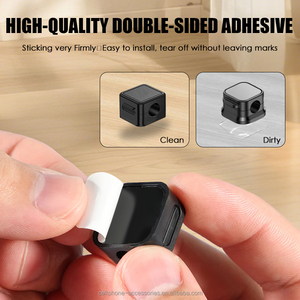 Clip de câble de téléphone portable <span class=keywords><strong>chargeur</strong></span> magnétique de bureau écouteurs organisateur de câble Rock pour mur de bureau bois - Product Image 2