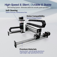 Sistema de pórtico de movimiento lineal con tornillo de bola multieje UMOT SW40 Robot cartesiano de escenario de posicionamiento XYZ con Motor paso a paso Nema 17/23