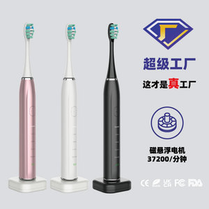 Brosse à dents électrique rechargeable, boîtier en plastique, commande par bouton, écran LED, induction sans fil, OEM ODM - Product Image 4