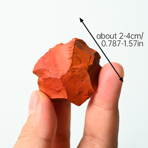 หินแจสเปอร์แดงดิบคุณภาพสูงจากธรรมชาติสำหรับตกแต่งบ้าน ขายส่ง - Product Image 2