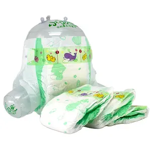 Baby Diaper All day keeping comfortable disposable soft breathable paper fluff diaper for new baby kids China factory