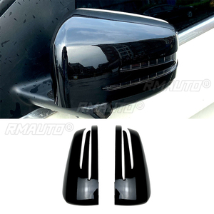 ฝาครอบกระจกมองหลังรถยนต์สีดำเงา/ลายคาร์บอนสำหรับ Mercedes-Benz C-Class CLA GLA W176 C117 X156 W204 W212 แต่งรถ - Product Image 1