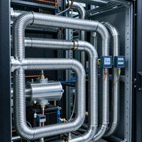 Tuyau flexible métallique tressé en fil SS316 sur mesure, directement de l'usine, 2,5 pouces, 150 LB, type union, pour connexion d'échangeur de chaleur