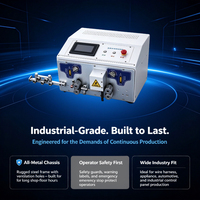 Machine industrielle automatique de dénudage de fils informatisés avec écran tactile PLC pour ligne de production