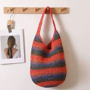 Nouvel Arrivage Été 2025 – Sac Fourre-Tout Grande Capacité Tendance en Paille pour l'Épaule - Product Image 3