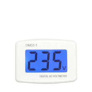 DM55-1 Digitale Plug-In Spanningsmeter Eu/Us Stekker Spanningstester Wand Vlakke Spanning Meten Digitale Ac 110-220V Voltmeter - Product Image 2