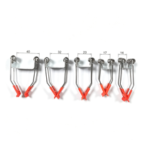 Clip de fixation à ressort personnalisé en U pour profilé LED en aluminium / lampe linéaire avec embout en plastique