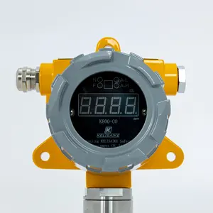 K800 UL,CE,ATEX disetujui grosir tampilan LED 4-20mA detektor Gas H2S tetap