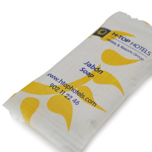Jabon mini jabón para hoteles 10g Paquete de flujo en bolsita - Product Image 2