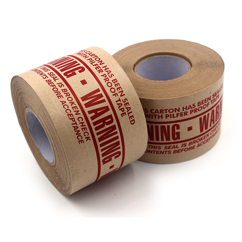 Eco Friendly Biodegradable Acrylic Self Adhesive Recyclable Reinforced Kraft Paper Tape for Carton Sealing Waterproof Packaging