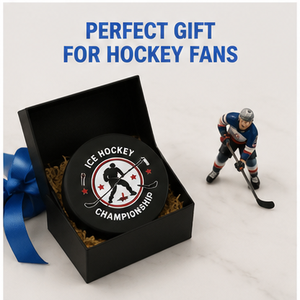 Apribottiglie a Forma di Disco da Hockey su Ghiaccio con Logo Personalizzato Stampato UV, Regalo Promozionale Unico per Feste e Bar - Product Image 3