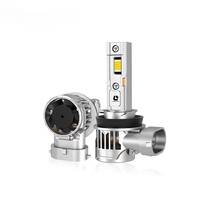 Ampoules de phares LED Jiuyutong Q58 Plug-Play avec ventilateur de refroidissement 10600LM, compatibilité universelle pour véhicules, 1 pièce (2 pièces/1 ensemble)