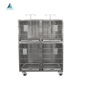 Veterinary animal hospital clinic instrument stainless steel 304 pet cages