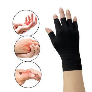 Guanti a Compressione <span class=keywords><strong>per</strong></span> Sollievo dal Dolore da Artrite, Supporto <span class=keywords><strong>per</strong></span> Sindrome del Tunnel Carpale, Ciclismo, Palestra, Guanti a Mezza Dita <span class=keywords><strong>per</strong></span> Supporto Manuale - Product Image 3