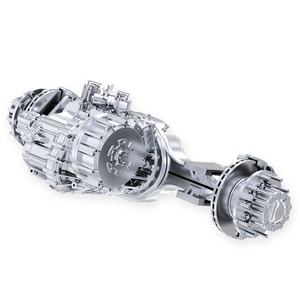 มอเตอร์ไฟฟ้ากระแสสลับแบบแม่เหล็ก Axial Flux ของ Brogen รุ่นใหม่ OEM ODM กำลัง 100 กิโลวัตต์ 160 กิโลวัตต์ ชุดขับเคลื่อน E-Axle สำหรับรถบัส รถบรรทุก และยานยนต์เพื่อการพาณิชย์ - Product Image 1