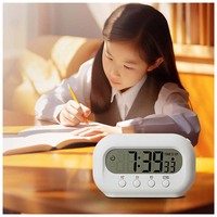 12-24 Stunden elektronischer ABS-Timer mit Speicher-und Uhren funktion für Schlafzimmer Büro Wohnzimmer und Küche Verwendung funktionen Radio