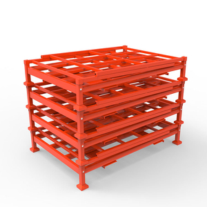 <strong>Factory</strong> Supply Industrial Logistics Foldable Stacking <strong>Rack</strong> Rolling Steel Cage Trolley Metal Shelves for Putting Cargo and <strong>Tires</strong> - Product Image 6