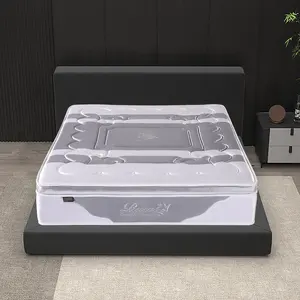 Titan Set Kasur Tidur Dalam Kotak Ukuran Apa Pun Kasur Pegas Saku Busa Memori Dalam Papan Kepala Bedbase Rollpack